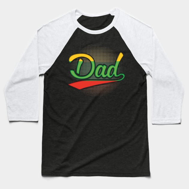 Lithuanian Dad - Gift for Lithuanian From Lithuania Baseball T-Shirt by Country Flags